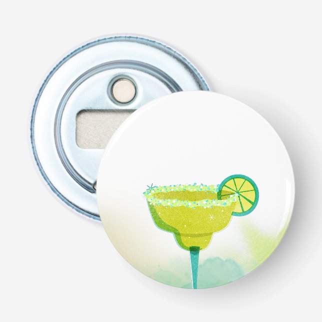 Décapsuleur Douceur Aquarelle Margarita Lime Enterrement de Vi (Devant)