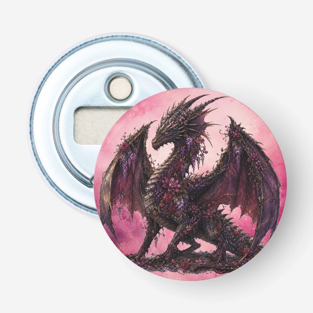 Décapsuleur Dragon Fleur | Dragon Fantastique Botanique (Devant)