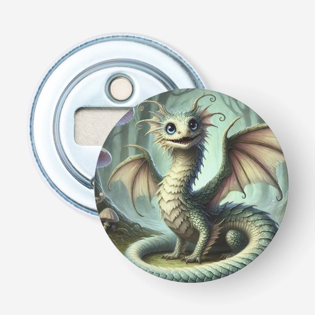 Décapsuleur Dragon Jabberwocky Mignon Créature Fantastique Art (Devant)