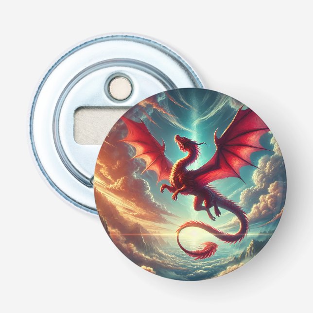 Décapsuleur Dragon rouge (Devant)