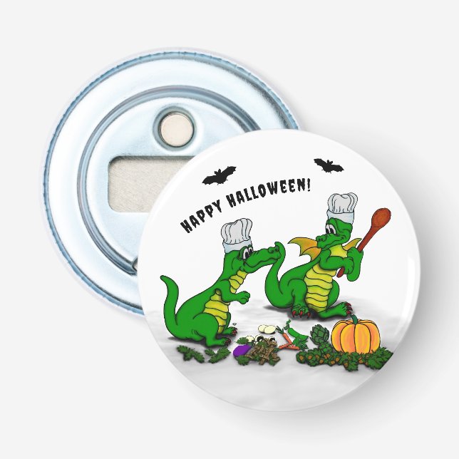 Décapsuleur Dragons - Joyeux Halloween ! Aujourd'hui je vais c (Devant)
