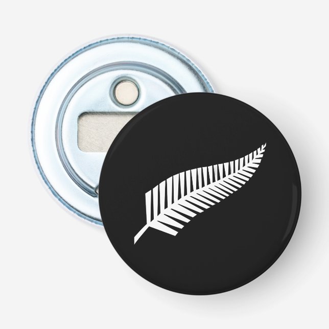 Décapsuleur Drapeau à fougère argentée (NZ) (Devant)