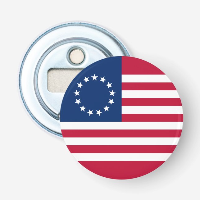Décapsuleur Drapeau américain Betsy Ross (Devant)