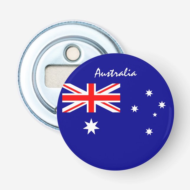 Décapsuleur Drapeau australien & Australie, fête Aussie /sport (Devant)