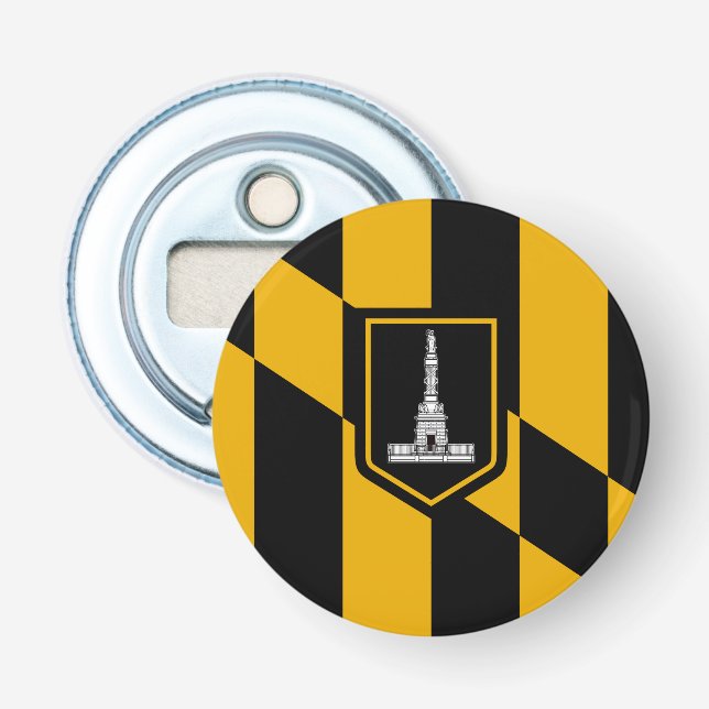 Décapsuleur Drapeau de Baltimore, Maryland Bottle Opener (Devant)