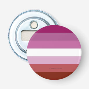 Décapsuleur Drapeau de fierté lesbienne de SlipperyJoe féminin