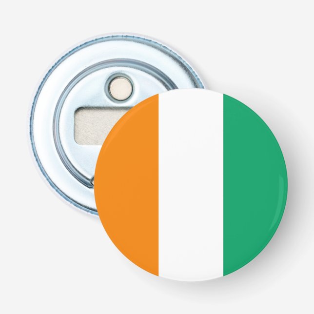 Décapsuleur Drapeau de la Côte d'Ivoire (Devant)