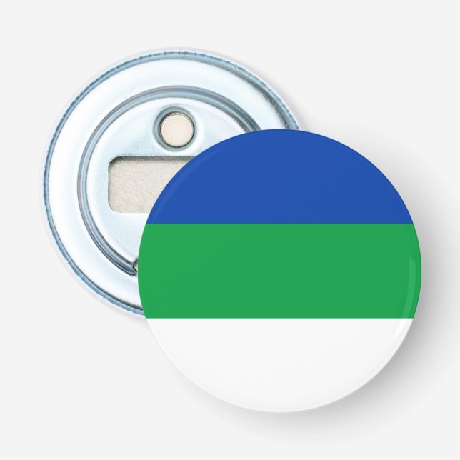 Décapsuleur Drapeau de la République de Komi (Devant)