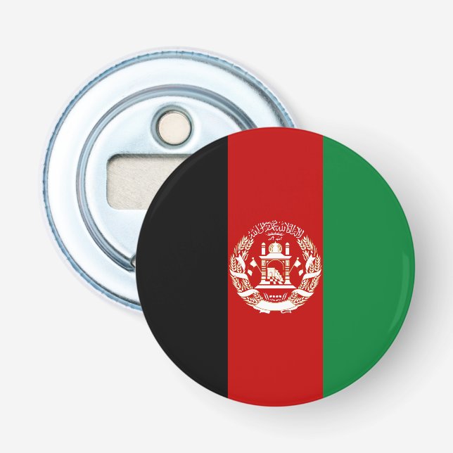 Décapsuleur Drapeau de l'Afghanistan (Devant)