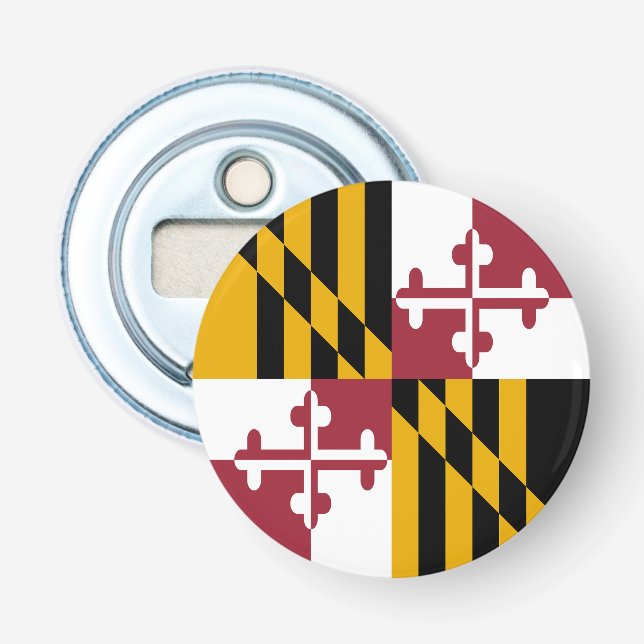 Décapsuleur Drapeau de l'État du Maryland (Devant)