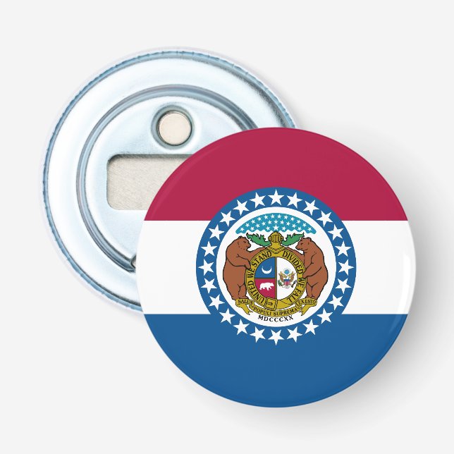 Décapsuleur Drapeau de l'État du Missouri (Devant)