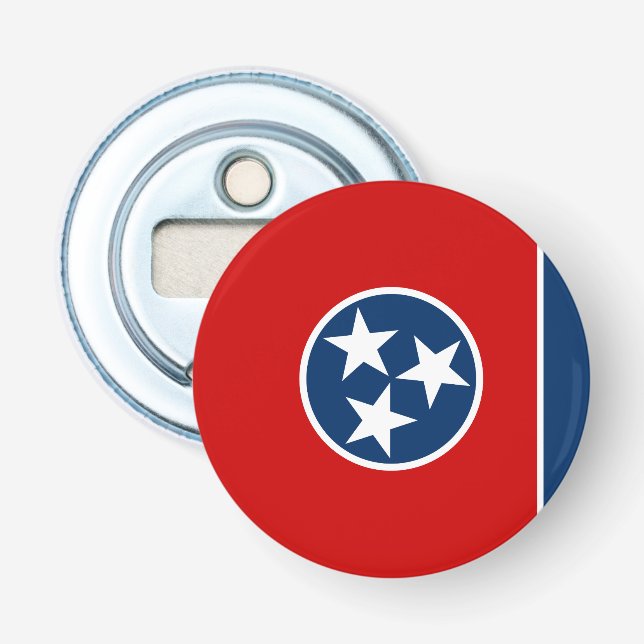 Décapsuleur Drapeau de l'État du Tennessee (Devant)