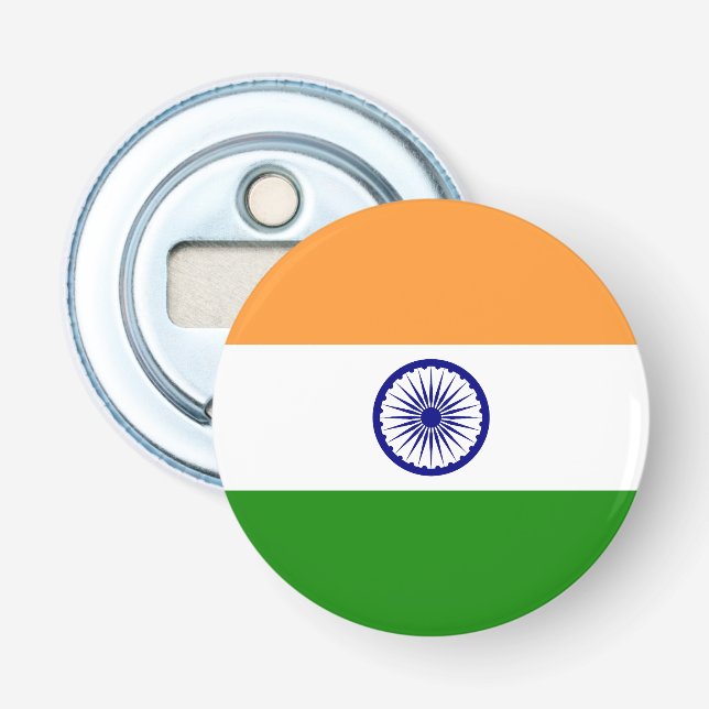 Décapsuleur Drapeau de l'Inde (Devant)