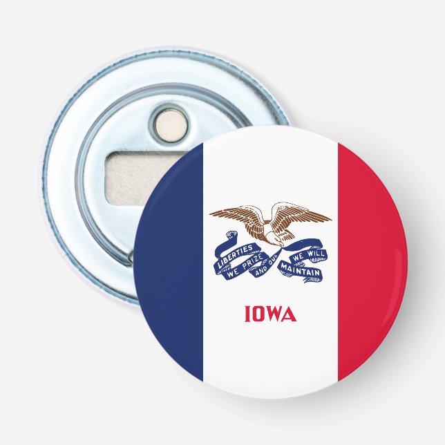 Décapsuleur Drapeau de l'Iowa (Devant)