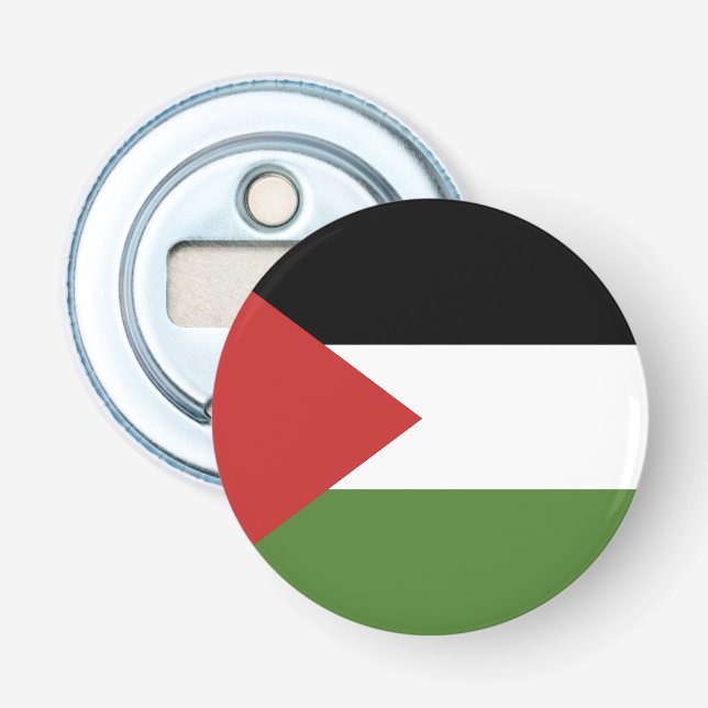 Décapsuleur Drapeau de Palestine (Devant)