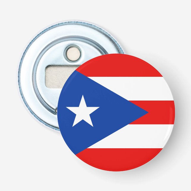 Décapsuleur drapeau de Porto Rico (Devant)