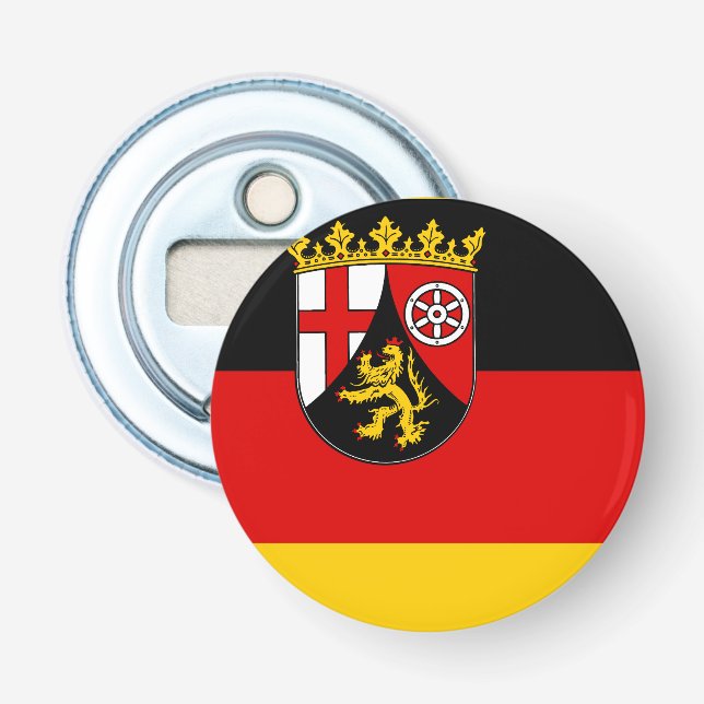 Décapsuleur Drapeau de Rhénanie-Palatinat Bottle Opener (Devant)
