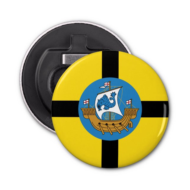 Décapsuleur Drapeau de Wellington City, Nouvelle-Zélande (Devant)