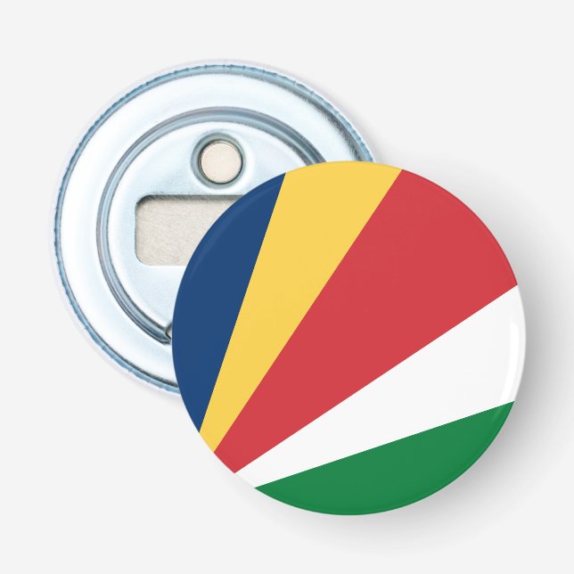 Décapsuleur Drapeau des Seychelles (Devant)
