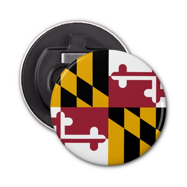 Décapsuleur Drapeau d'état du Maryland USA (Devant)