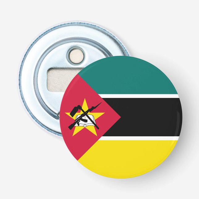 Décapsuleur Drapeau du Mozambique (Devant)