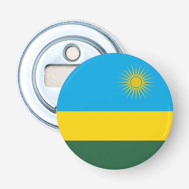 Décapsuleur Drapeau du Rwanda (Devant)