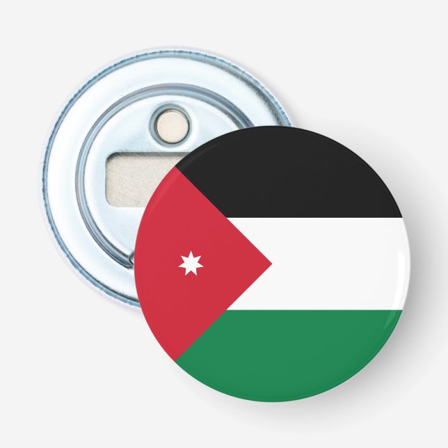 Décapsuleur Drapeau Jordanie (Devant)