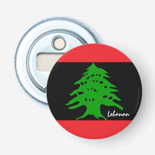 Décapsuleur Drapeau libanais & fête du Liban, sport /Inversé