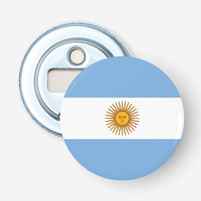 Décapsuleur Drapeau patriotique argentin (Devant)