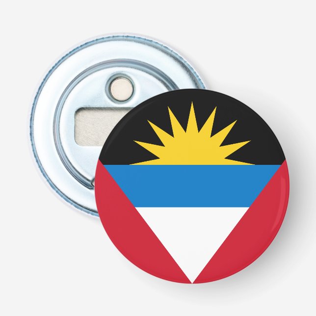 Décapsuleur Drapeau patriotique d'Antigua-et-Barbuda (Devant)