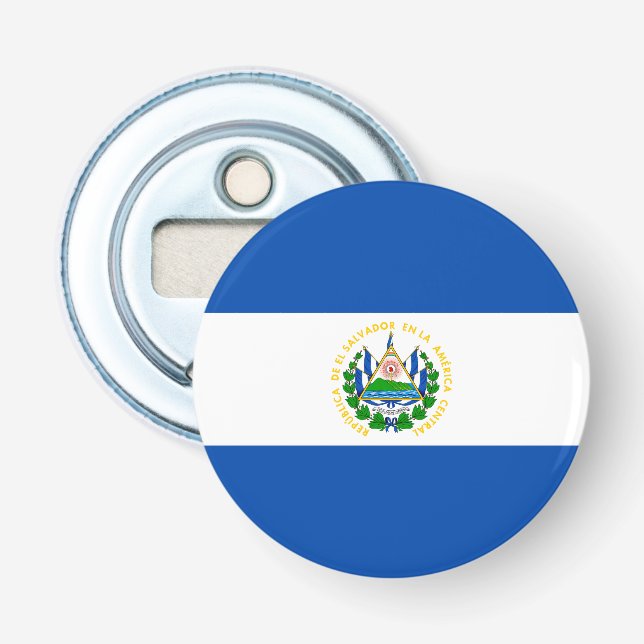 Décapsuleur Drapeau patriotique d'El Salvador (Devant)