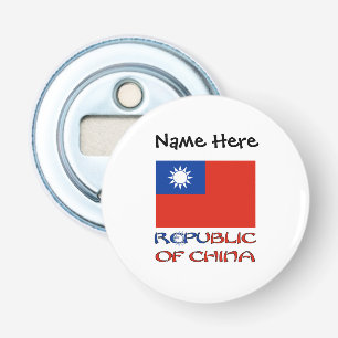 Décapsuleur Drapeau personnalisé de la République de Chine Tai