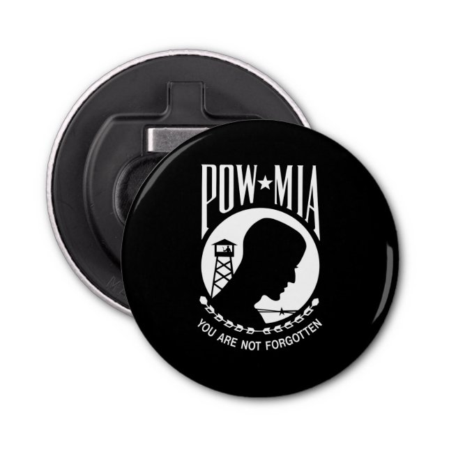 Décapsuleur Drapeau POW MIA : Soldats disparus de la guerre du (Devant)