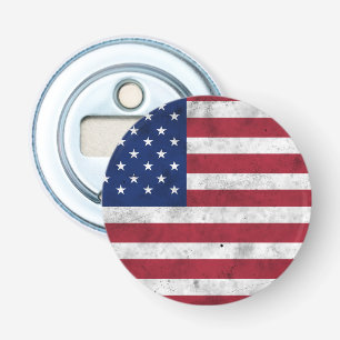 Décapsuleur Drapeau USA vintage rouge blanc bleu patriotique a