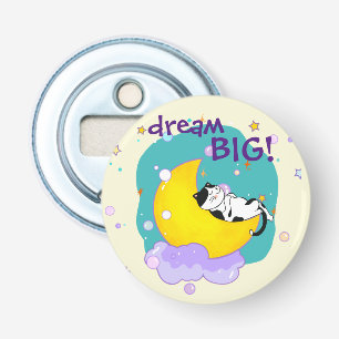 Décapsuleur "Dream Big" Chat Sur La Lune Citation Inspirationn