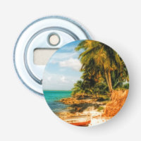Dreamy Tropical Beach avec Rowboat