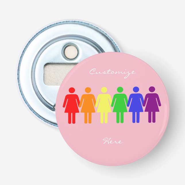 Décapsuleur droits des femmes LGBTQIA Thunder_Cove (Devant)