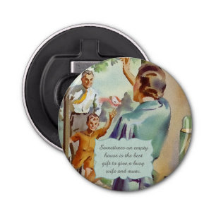 Décapsuleur Drôle Vintage de femme de ménage Art et Citation