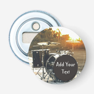 Décapsuleur Drum Kit Drummer Rock Personnaliser la Personnalis