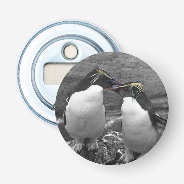 Décapsuleur Éclaboussure de couleur de pingouin (Devant)