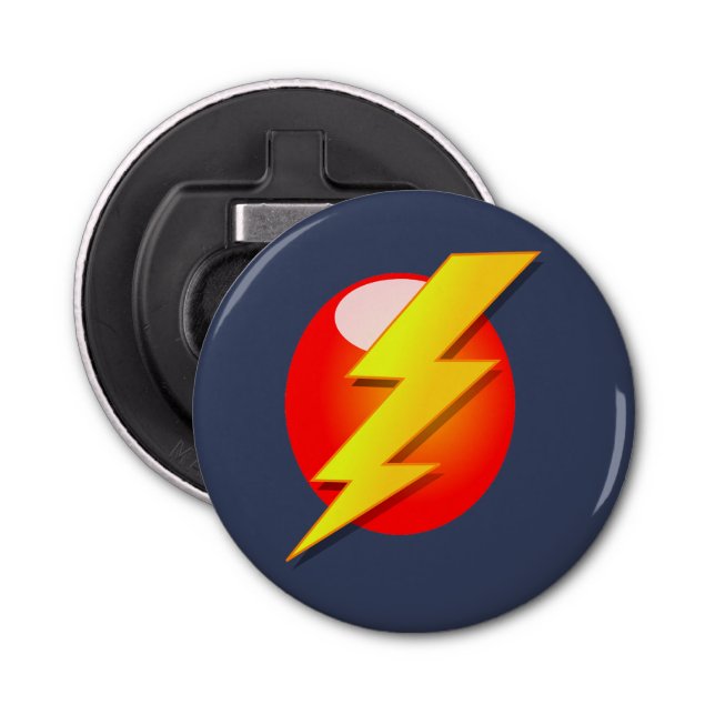 Décapsuleur éclair jaune (Devant)