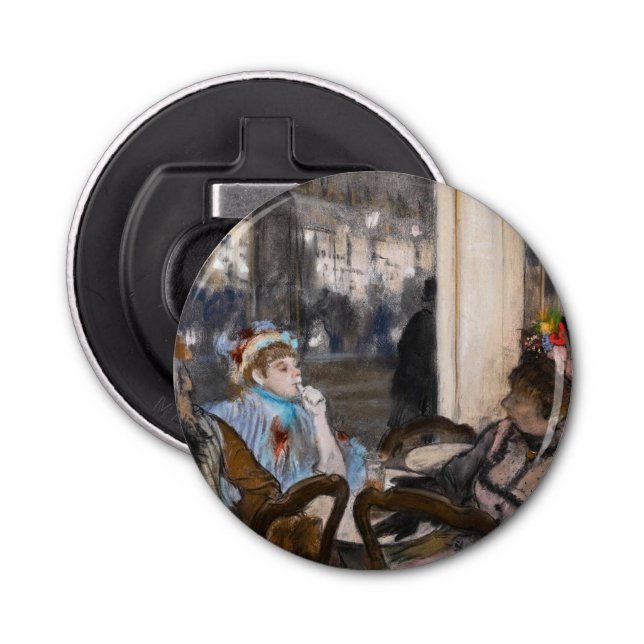 Décapsuleur Edgar Degas - Femmes sur une terrasse de café en s (Devant)