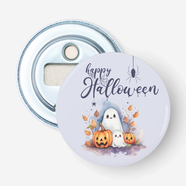 Décapsuleur Éffrayant Halloween Citrouille Ghost Bottle Ouvrir (Devant)