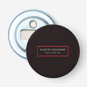 Décapsuleur Élégant Moderne Minimaliste Noir