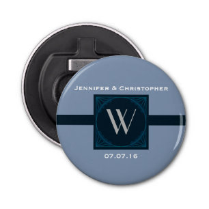 Décapsuleur Elégant Monogramme mariage Faveur