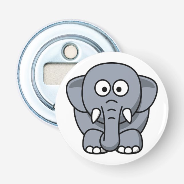 DÉCAPSULEUR ÉLÉPHANT GRIS (Devant)