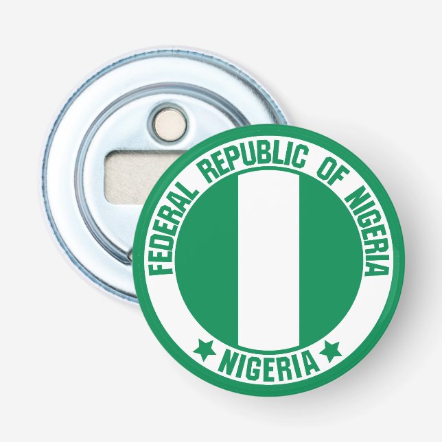 Décapsuleur Emblème du Nigeria (Devant)