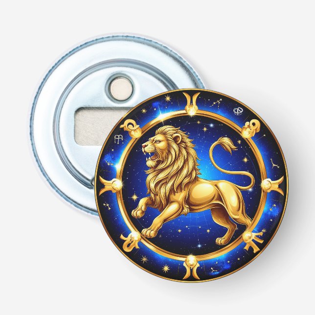 Décapsuleur Emblème du zodiaque Lion (Devant)