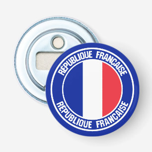 Décapsuleur Emblème rond France