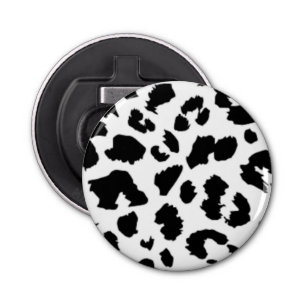 DÉCAPSULEUR EMPREINTE DE LÉOPARD NOIR